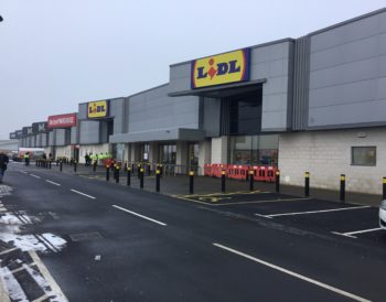 Completion of Lidl, Robroyston